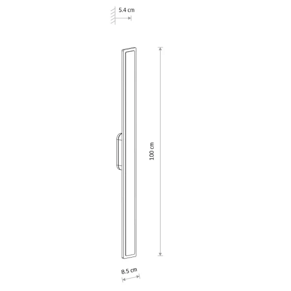 Tarasowa lampa naścienna ISLA 11554 LED 22W 3000K IP54 beżowa