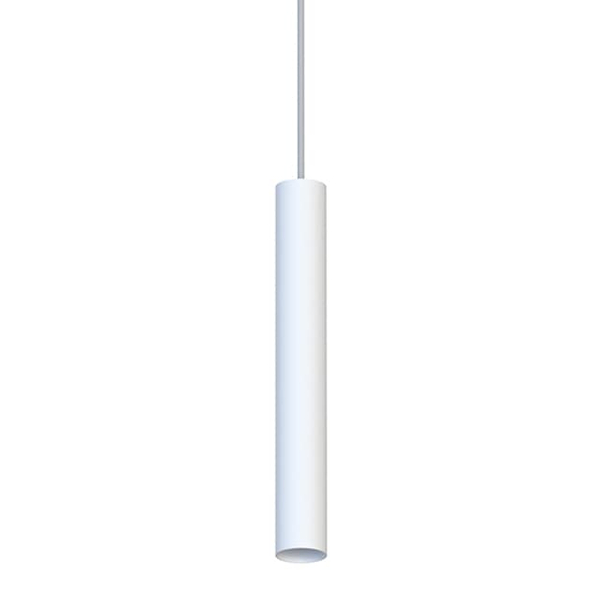Zwisowa lampa do salonu Fourty 10770 Nowodvorski sopel biała