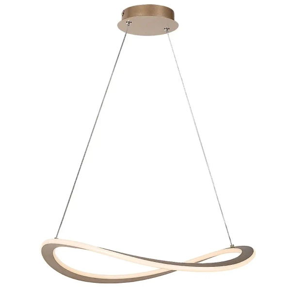 Ringowa wisząca lampa Kallira 72281 LED 40W 3000K do salonu złoty