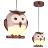 Dziecięca lampa wisząca OWL ML243 Milagro do pokoju dziecka sowa brązowa