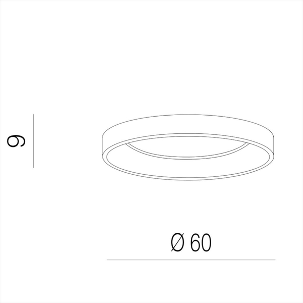 Sufitowa lampa ledowa Santana AZ4992 Azzardo 50W 3000-6500K okrągła złota