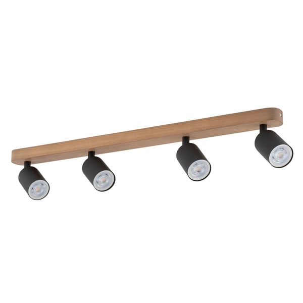 Lampa sufitowa reflektorkowa Top Wood 3293 TK Lighting drewniana czarna