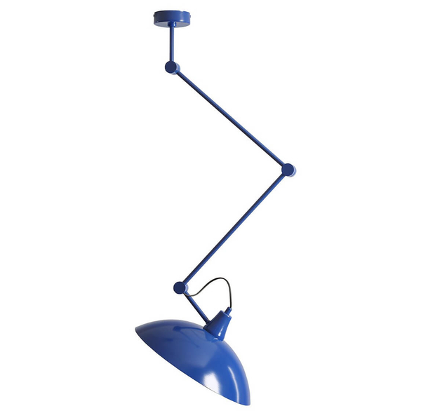 Sufitowa lampa na wysięgniku MELOS 808PL_G25 Aldex kobaltowy