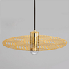 Lampa zwisająca metalowa BAMEPA LE44343 okragła złoty