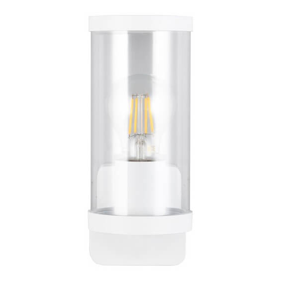 Metalowa lampa ścienna Bonito R21596131 IP44 tuba biały