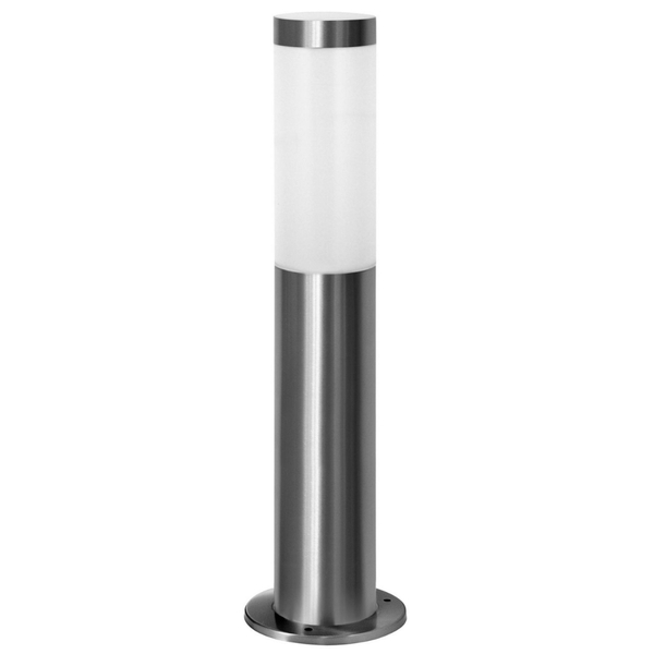 Lampa stojąca ogrodowa Livia 200501 prosta srebrna