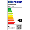 Nocna lampka 602 Domeno LED 9W 4000K krążek do sypialni biała czarna