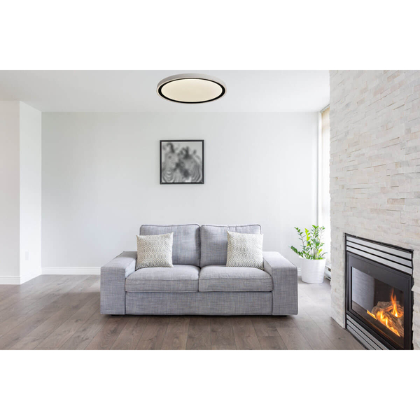 Plafon do jadalni Vegas LP-550/1C M 4BK Light Prestige LED 24W 4000K IP54 biały