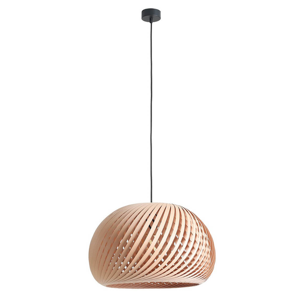 Lampa drewniana nad stół Nature 1123G_L Aldex wisząca naturalny