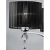 Klasyczna lampa wisząca Impress nad stół czarna chrom