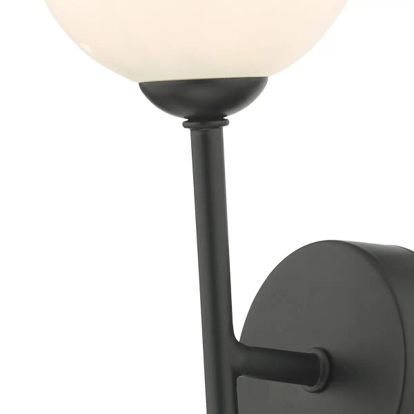 Minimalistyczna ścienna lampa Cohen COH0722-02 do sypialni czarna