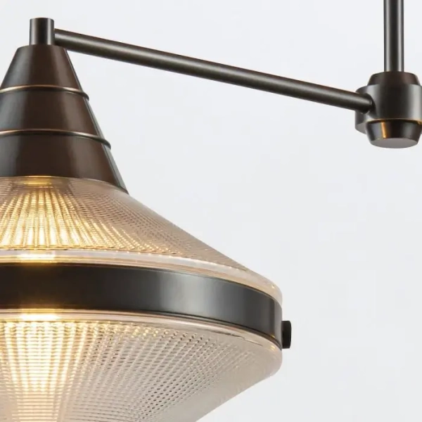 Modernistyczna lampa wisząca Willard QN-WILLARD-LP2-UBZ-PG szary