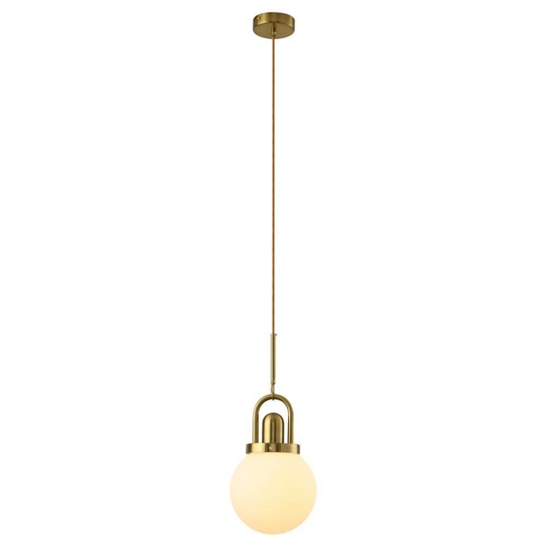 Sypialniana lampa wisząca Pearl SMP0093 Step kula art deco złota