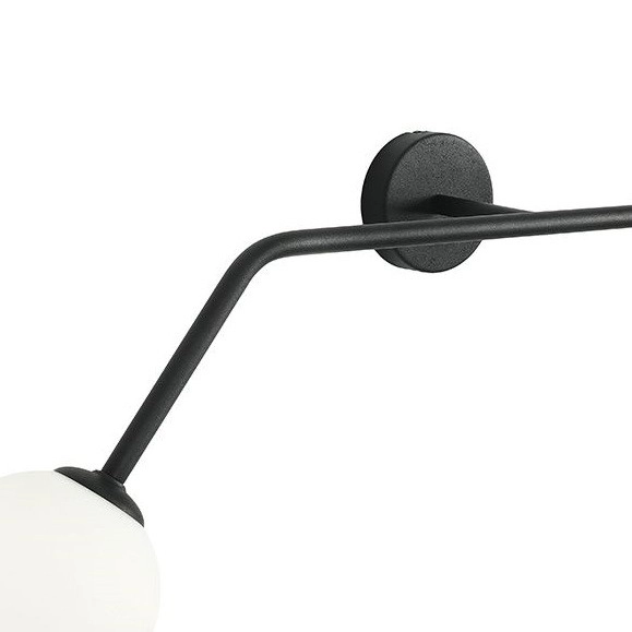 Modernistyczna lampa ścienna PURE 1064D1 Aldex szklane kule