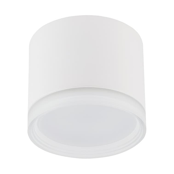 Natynkowa lampa sufitowa Silba 10476 Nowodvorski okrągła tuba biała
