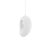 Lampa wisząca nad wyspę LONTIZA LE45334 z żywicy kula biała