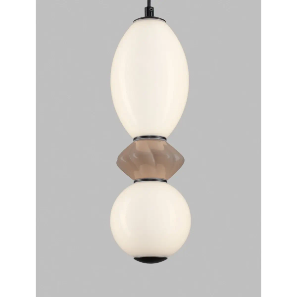 Lampa wisząca nad stół MONRETA LE45231 LED 12W 3000K mokka biała