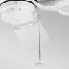 Wentylator z lampą LED Kevlar biały KLF-KEVLAR-42-WHT IP44 tarasowy