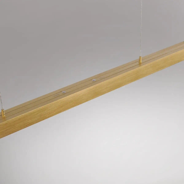 Wisząca lampa ADRIANA mosiądz LED 45W 2700-5000K do jadalni belka listwa podłużna 2568-60