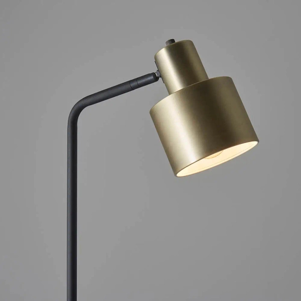 Lampa stołowa Mayfield 95471 metalowa mosiądz czarny