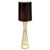 Lampa stojąca Filo MF1235 Step druciana z abażurem czarna złota