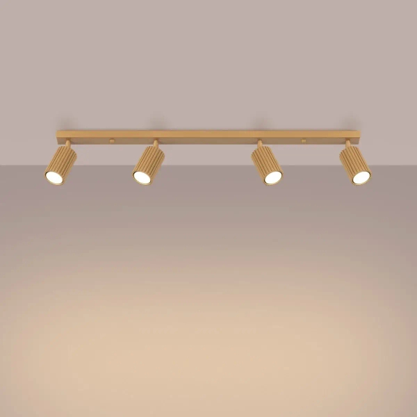 Lampa sufitowa wielopunktowa KARBON SL.1565 regulowana złota
