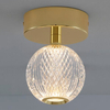 Przysufitowa lampa CANA LE42691 LED 6W 3200K kula złoty przezroczysty