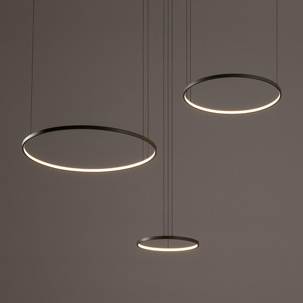 Lampa wisząca Circolo 11398 Nowodvorski LED 45W 3000K pierścieniowa oliwkowa