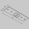 Łącznik prosty do szynoprzewodu magnetycznego Exility TRA034C-21W biały