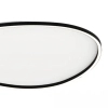 Natynkowy plafon ledowy 23211 LED 58W 3000K owalny czarny