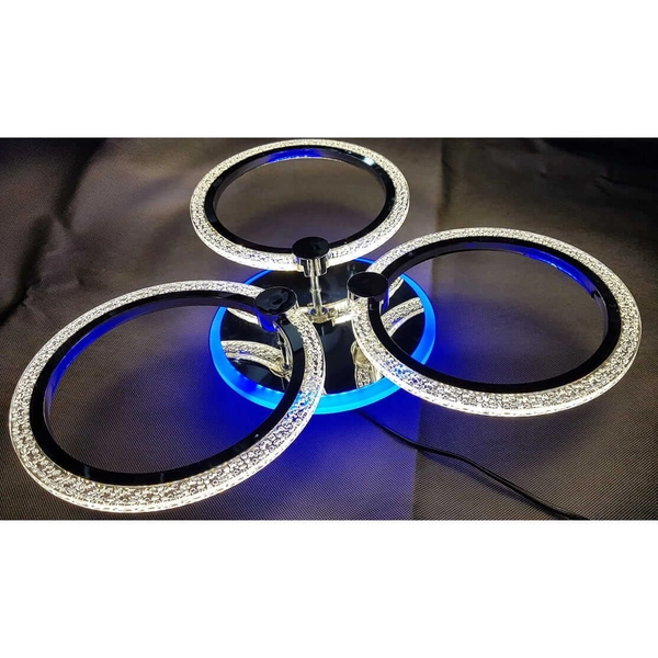 Sufitowa lampa DRS2032/3 rings 48 LED tryb nocny chrom