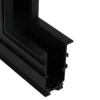 Wpuszczany narożnik do systemu magnetycznego MYL.00586 metalowy czarny
