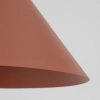 Minimalistyczna wisząca lampa Cono 6632 stożkowa pomarańczowy