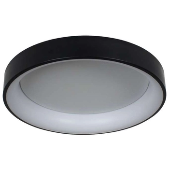 Okrągła LAMPA sufitowa GEORGIA LP-049/1C BK Light Prestige metalowa OPRAWA natynkowa LED 36W 3000K czarna