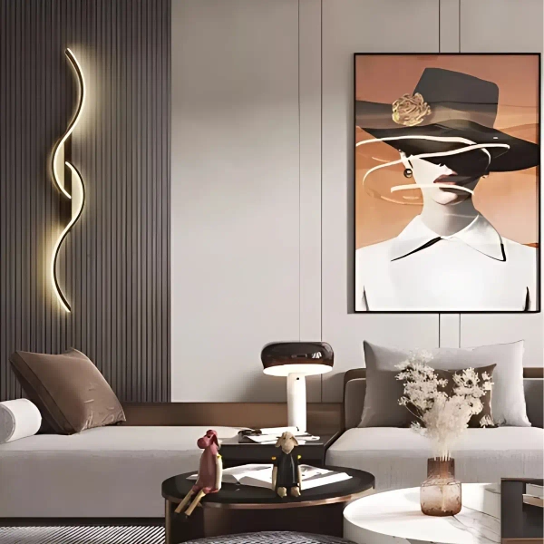 Nowoczesny kinkiet do sypialni Persi KSPER-C LED 16W 3000K czarny