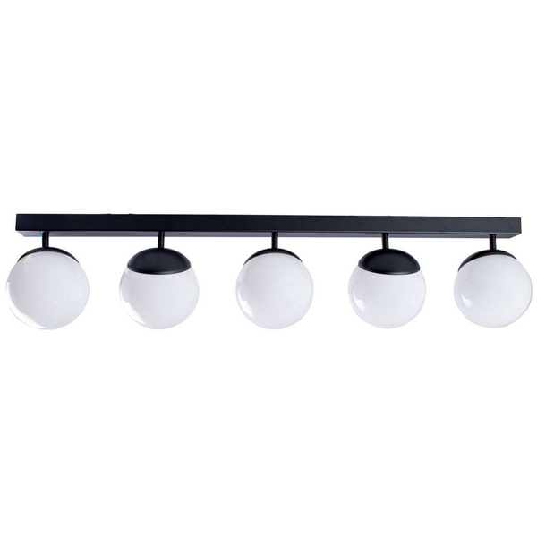 Lampa sufitowa SFERA MLP8859 metalowa na listwie kule balls czarne białe