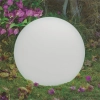 Zewnętrzna lampa stojąca kulista BULY 3131 LED 3W 2700K IP65 biała
