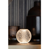 Kulista lampa stojąca Cintra do sypialni LED 2W 3000K złota