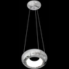 LAMPA wisząca MERCURIO ML328 Milagro okrągła OPRAWA metalowa zwis LED 12W 4000K pierścień circle chrom