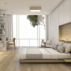 Sufitowa lampa skandynawska 137623620552 do holu drewno