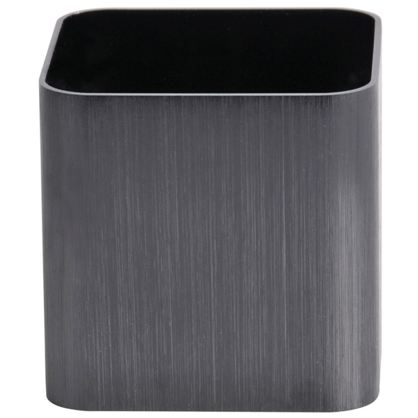 Minimalistyczna lampa ścienna Izar kostka czarna do salonu
