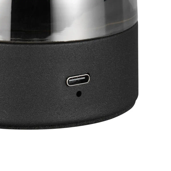 Szklana lampa na stół DOOLEY R54981154 LED 1,5W 3000K przydymiony szary