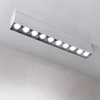 Prostokątna lampa natynkowa 1063 Domeno LED 30W 3000K oczka do pokoju biała