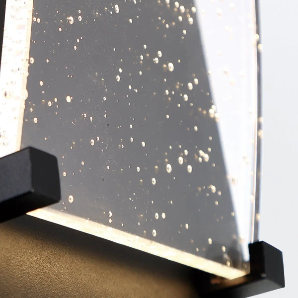 Elewacyjna lampa ścienna Kabo QN-KABO-M-BK LED 10W 3000K IP44 czarny