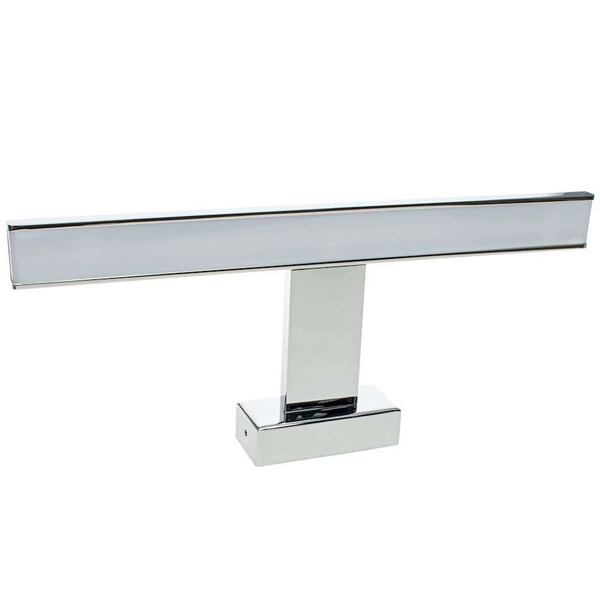 Kinkiet LAMPA ścienna SHINE ML028 Milagro metalowa OPRAWA LED 7W 4000K nad lustro do łazienki galeryjka IP44 chrom