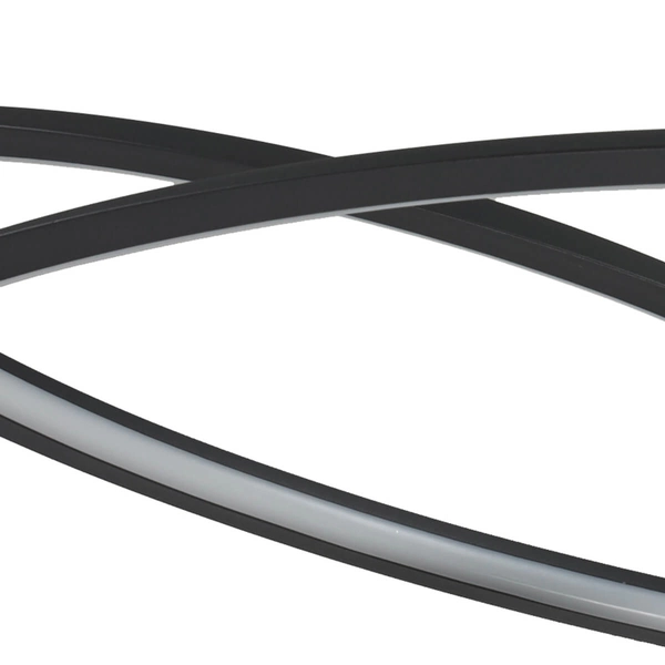 Wisząca lampa salonowa Spirello ST-8826P/B Step LED 80W 3000K pierścień czarna