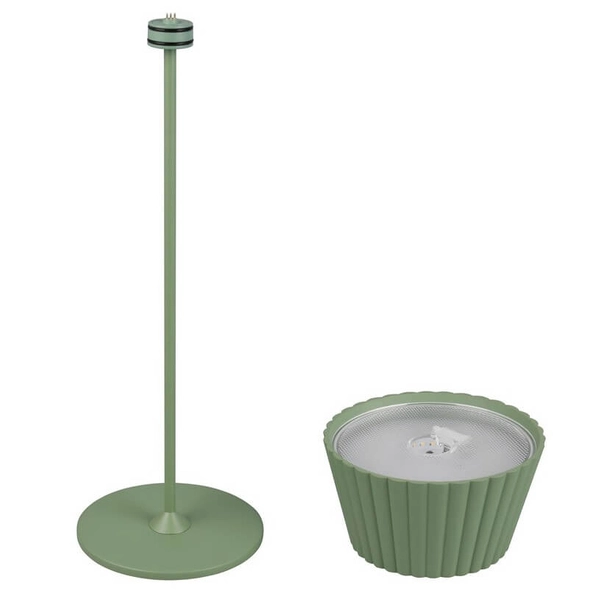 Stołowa lampka na taras Suarez R57706149 LED 2W 3000K IP44 zielona