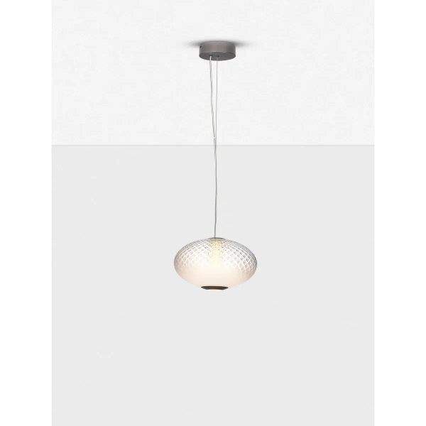 Lampa wisząca nad wyspę CORVELA LE45176 LED 12W 3000K szklana szara