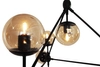 Designerska lampa wisząca Astrifero ST-9047-15 transparent Step geometryczna czarna