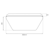Ledowy plafon sufitowy Nemo ML1835 LED 11W 4000K kwadratowy czarny